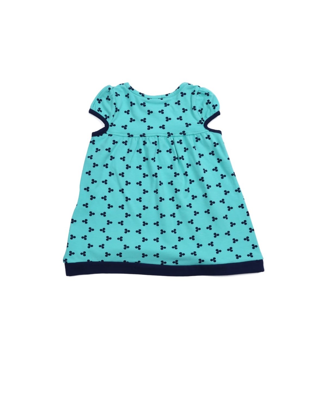 Girls\' flared mint dress NDZ82390 - Online store - Boutique